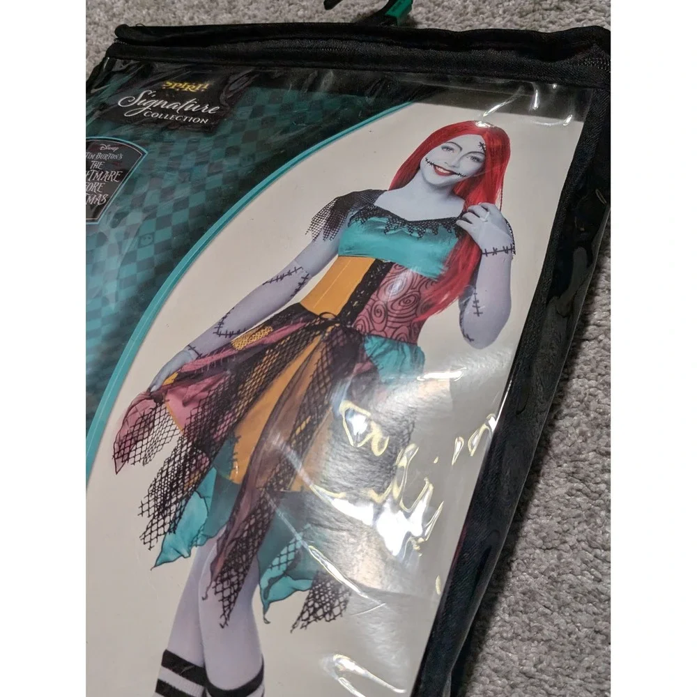 Spirit Costume Kids L 12-14 Multi Sally Nightmare Before Christmas Signature Wig - Picture 2 of 5